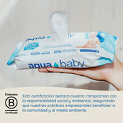 Aqua Baby 4 Bolsas de 60 Toallitas Húmedas